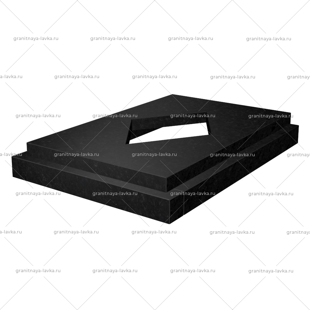 Полуцветник на могилу № 47