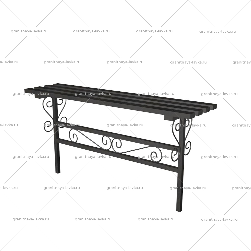 Лавочка металлическая на могилу № 31