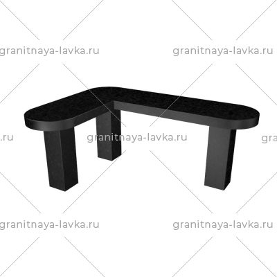 Купить Лавочка гранитная на кладбище № 29 в Тюмене