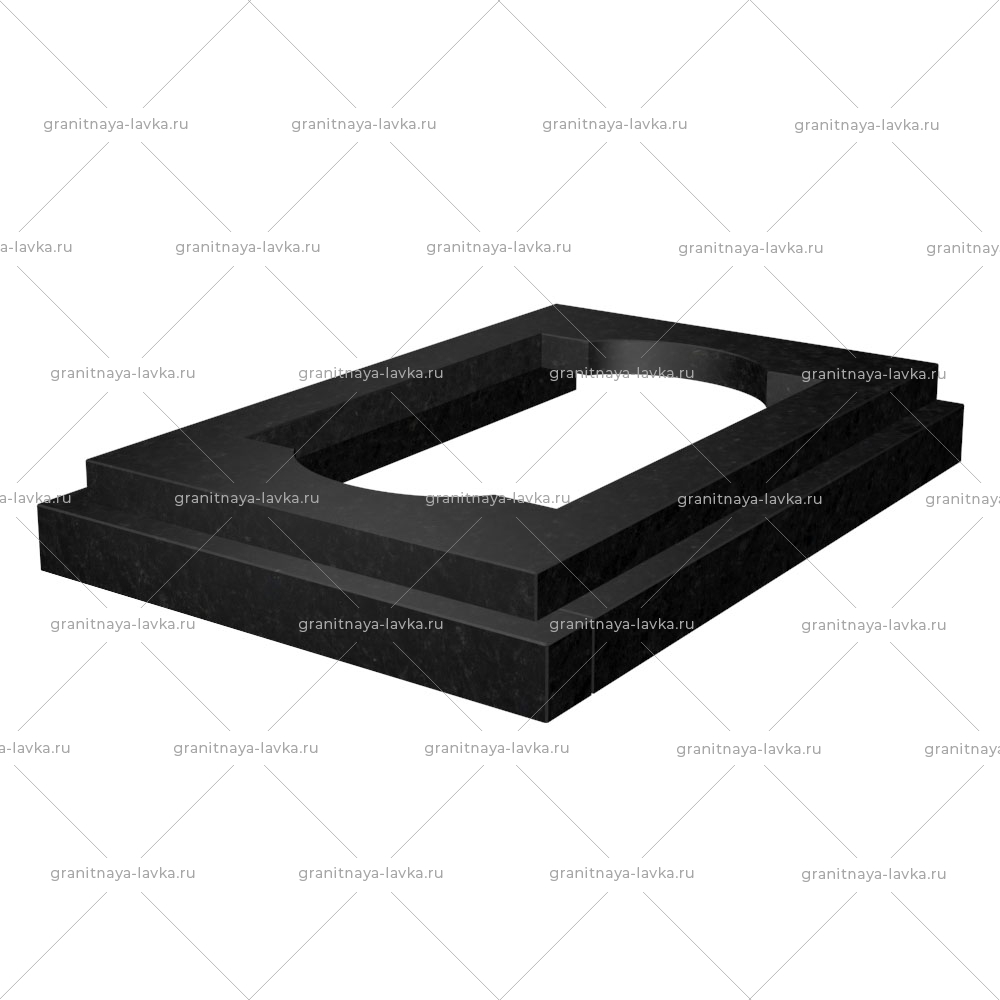 Полуцветник на могилу № 59