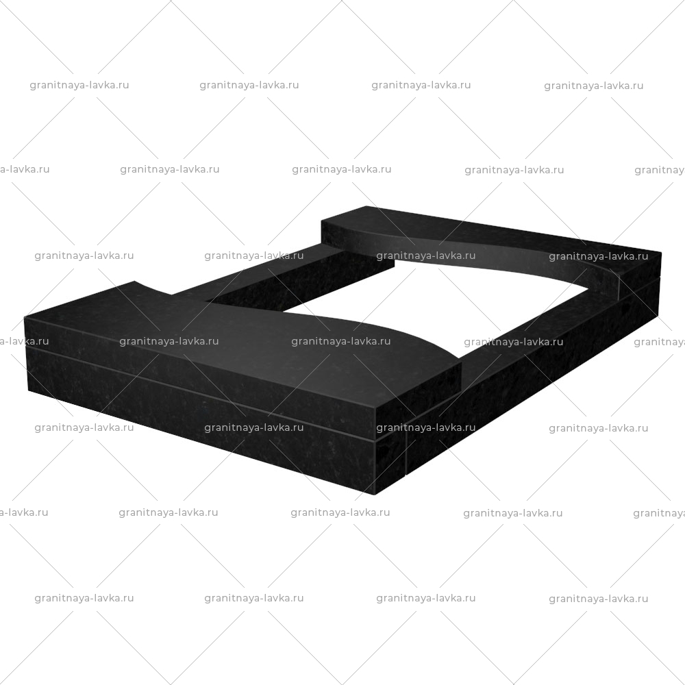 Полуцветник на могилу № 24