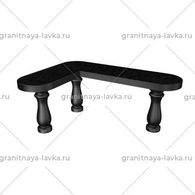 Купить Лавочка гранитная на кладбище № 32 в Тюмене