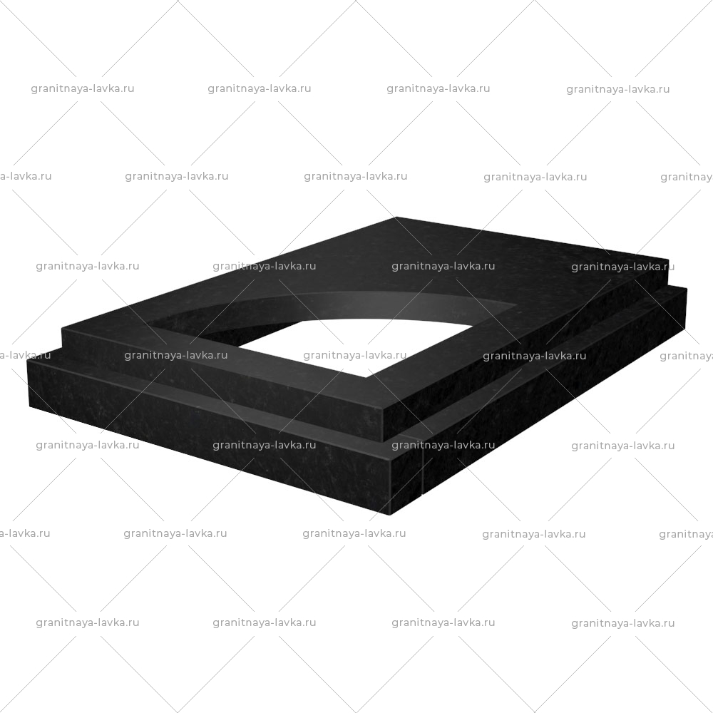 Полуцветник на могилу № 52