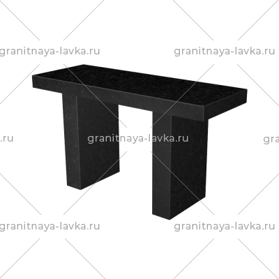 Купить Лавочка гранитная на кладбище № 4 в Тюмене