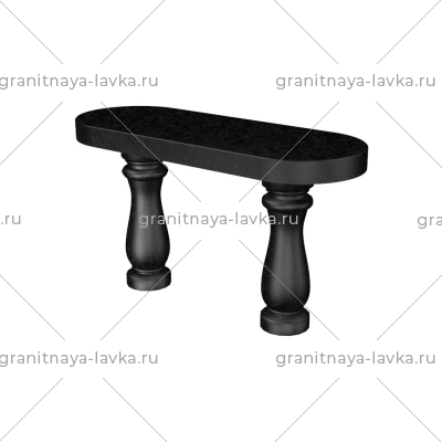 Купить Лавочка гранитная на кладбище № 18 в Тюмене