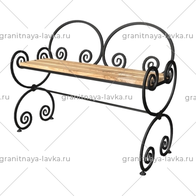 Купить Лавочка металлическая на могилу № 18 в Тюмене