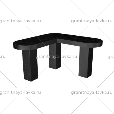 Купить Лавочка гранитная на кладбище № 23 в Тюмене