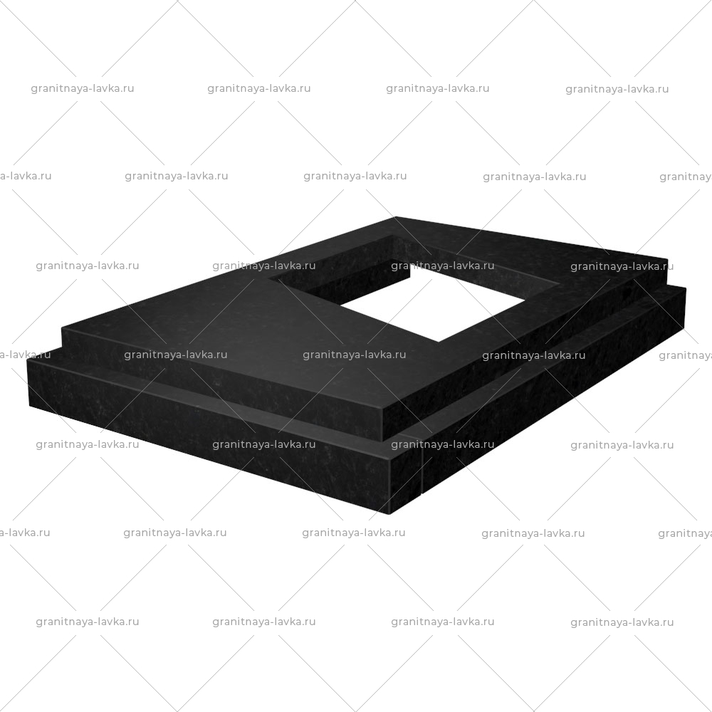 Полуцветник на могилу № 57