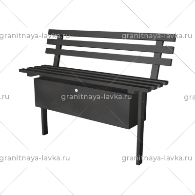 Купить Лавочка металлическая на могилу № 26 в Тюмене