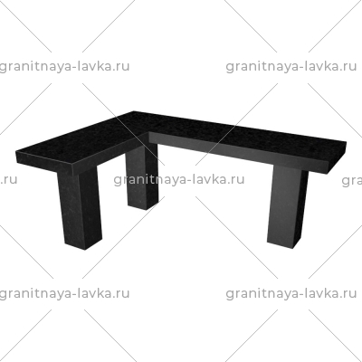 Купить Лавочка гранитная на кладбище № 27 в Тюмене